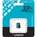 Флеш карта microSDXC 512GB Kingston SDCG4/512GBSP Canvas Go! Plus V30 A2 w/o adapter