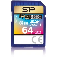 Флеш карта SDXC 64GB Silicon Power SP064GBSDXCU3V10 Superior Pro w/o adapter