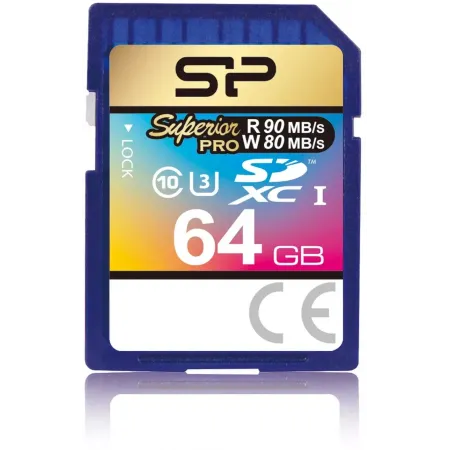 Флеш карта SDXC 64GB Silicon Power SP064GBSDXCU3V10 Superior Pro w/o adapter