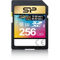 Флеш карта SDXC 256GB Silicon Power SP256GBSDXCU3V10 Superior Pro w/o adapter