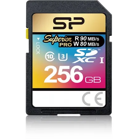 Флеш карта SDXC 256GB Silicon Power SP256GBSDXCU3V10 Superior Pro w/o adapter