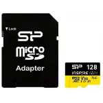 Флеш карта microSDXC 128GB Silicon Power SP128GBSTXLV3V1NSP Elite V30 A1 + adapter
