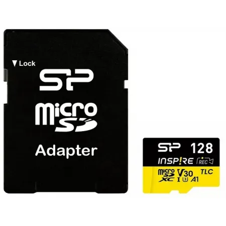 Флеш карта microSDXC 128GB Silicon Power SP128GBSTXLV3V1NSP Elite V30 A1 + adapter