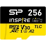 Флеш карта microSDXC 256GB Silicon Power SP256GBSTXLA2V1N Inspire V30 A2 w/o adapter