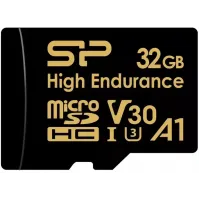Флеш карта microSDHC 32GB Silicon Power SP032GBSTHDV3V1HSP V30 A1 + adapter