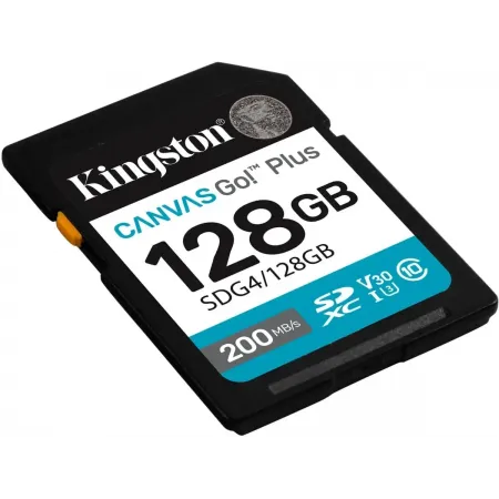 Флеш карта SDXC 128GB Kingston SDG4/128GB Canvas Go! Plus V30 w/o adapter
