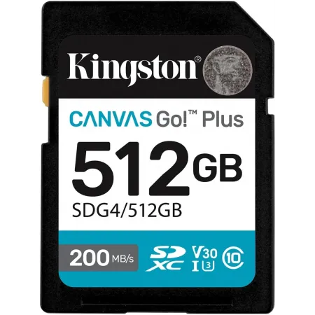 Флеш карта SDXC 512GB Kingston SDG4/512GB Canvas Go! Plus V30 w/o adapter