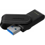 Флеш Диск Kingston 64GB DataTraveler Exodia S DTXS/64GB USB3.2 Gen1 черный
