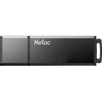 Флеш Диск Netac 64GB U351 NT03U351N-064G-32BK USB3.0 серый