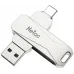 Флеш Диск Netac 128GB U782C NT03U782C-128G-32PN USB3.0 серебристый