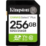 Флеш карта SDXC 256GB Kingston SDS3/256GB Canvas Select Plus V10 w/o adapter