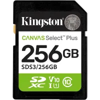 Флеш карта SDXC 256GB Kingston SDS3/256GB Canvas Select Plus V10 w/o adapter