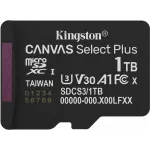 Флеш карта microSDXC 1TB Kingston SDCS3/1TBSP Canvas Select Plus w/o adapter