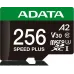 Флеш карта microSDXC 256GB A-Data UD256GUI3V30A2SP-RA1 Speed Plus V30 A2 + adapter