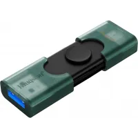Флеш Диск Kingston 128GB DataTraveler Duo G2 DTDEG2/128GB USB3.0 зеленый/черный