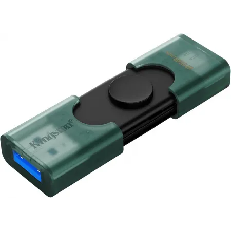 Флеш Диск Kingston 256GB DataTraveler Duo G2 DTDEG2/256GB USB3.0 зеленый/черный