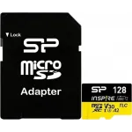 Флеш карта microSDXC 128GB Silicon Power SP128GBSTXLA2V1NSP Inspire V30 A2 + adapter