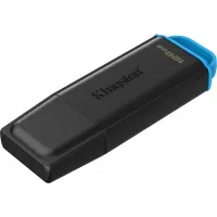 Флеш Диск Kingston 128GB DataTraveler Exodia DTXG2/128GB USB3.2 черный/голубой
