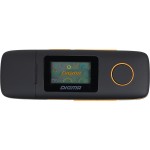 Плеер Flash Digma U3 4Gb черный/оранжевый/1.1"/FM/microSDHC