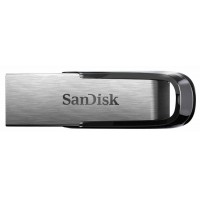 Флеш Диск Sandisk 16Gb Cruzer Ultra Flair SDCZ73-016G-G46 USB3.0 серебристый/черный