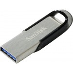 Флеш Диск Sandisk 128Gb Cruzer Ultra Flair SDCZ73-128G-G46 USB3.0 серебристый/черный