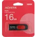 Флеш Диск A-Data 16Gb Classic C008 AC008-16G-RKD USB2.0 красный/черный