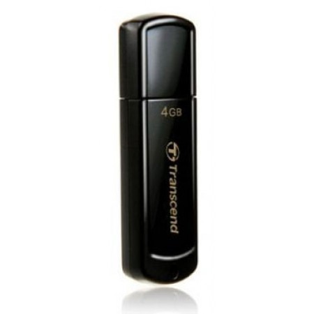 Флеш Диск Transcend 4Gb Jetflash 350 TS4GJF350 USB2.0 черный