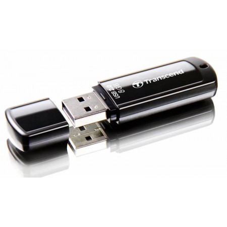 Флеш Диск Transcend 8Gb Jetflash 350 TS8GJF350 USB2.0 черный