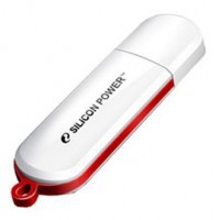 Флеш Диск Silicon Power 16Gb LuxMini 320 SP016GBUF2320V1W USB2.0 белый