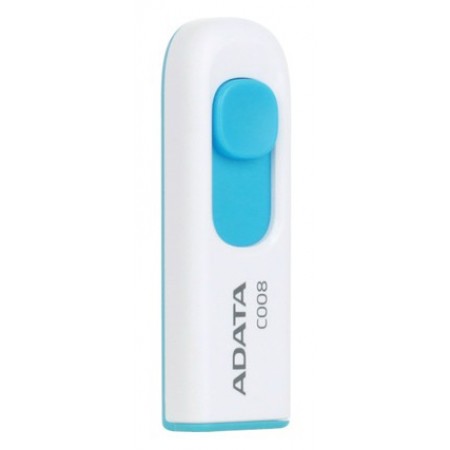 Флеш Диск A-Data 32Gb Classic C008 AC008-32G-RWE USB2.0 белый/синий