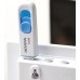 Флеш Диск A-Data 32Gb Classic C008 AC008-32G-RWE USB2.0 белый/синий