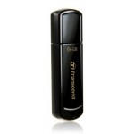 Флеш Диск Transcend 64Gb Jetflash 350 TS64GJF350 USB2.0 черный