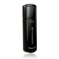 Флеш Диск Transcend 64Gb Jetflash 350 TS64GJF350 USB2.0 черный