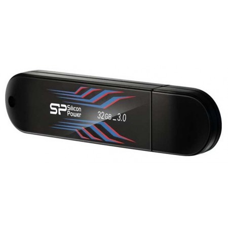 Флеш Диск Silicon Power 32Gb Blaze B10 SP032GBUF3B10V1B USB3.0 черный/синий
