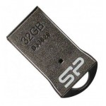 Флеш Диск Silicon Power 32Gb Touch T01 SP032GBUF2T01V1K USB2.0 черный/серебристый