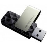 Флеш Диск Silicon Power 64Gb Blaze B10 SP064GBUF3B30V1K USB3.0 черный/серый