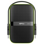 Жесткий диск Silicon Power USB 3.0 2Tb SP020TBPHDA60S3K A60 SP020TBPHDA60S3K Armor 2.5" черный/зеленый