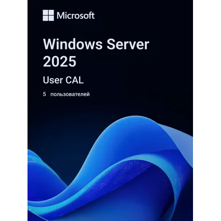 ПО Microsoft Windows Server CAL 2025 English 1pk DSP OEI 5 Clt User CAL (EP2-25279)