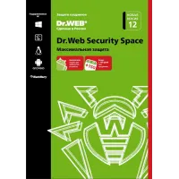 Программное Обеспечение DR.Web Security Space 2 ПК / 1 год(Retro Box) (BHW-B-12M-2-A3)