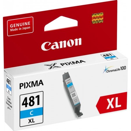 Картридж струйный Canon CLI-481XLC 2044C001 голубой (8.3мл) для Canon Pixma TS6140/TS8140TS/TS9140/TR7540/TR8540