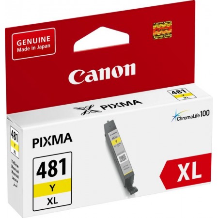 Картридж струйный Canon CLI-481XLY 2046C001 желтый (8.3мл) для Canon Pixma TS6140/TS8140TS/TS9140/TR7540/TR8540