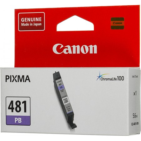 Картридж струйный Canon CLI-481PB 2102C001 фото голубой (5.6мл) для Canon Pixma TS8140TS/TS9140