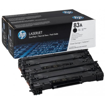 Картридж лазерный HP 83A CF283AF черный двойная упак. (3000стр.) для HP LJ Pro M125nw/M127fw