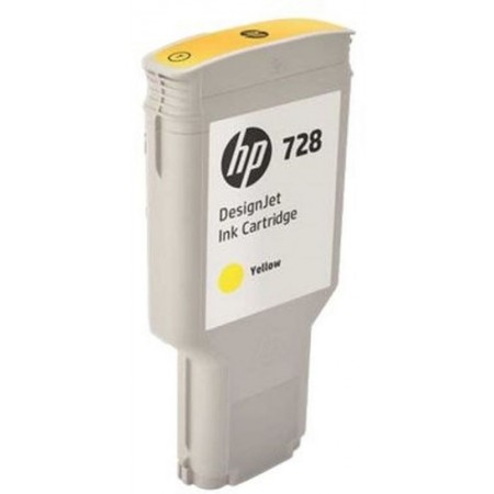 Картридж струйный HP 728 F9K15A желтый (300мл) для HP DJ T730/T830