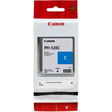 Картридж струйный Canon PFI-120C 2886C001 голубой (130мл) для Canon imagePROGRAF TM-200/205