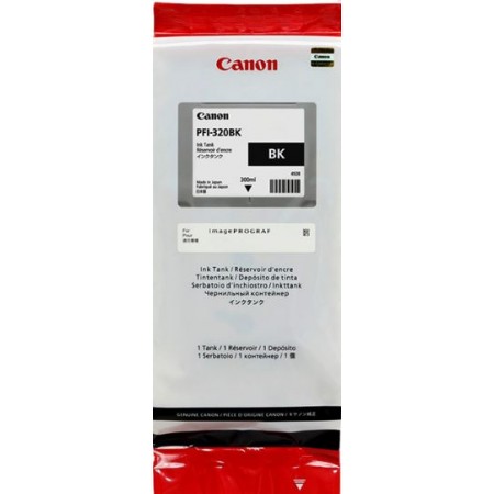 Картридж струйный Canon PFI-320BK 2890C001 черный (300мл) для Canon imagePROGRAF TM-200/205/300/350/355