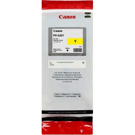 Картридж струйный Canon PFI-320Y 2893C001 желтый (300мл) для Canon imagePROGRAF TM-200/205/300/350/355