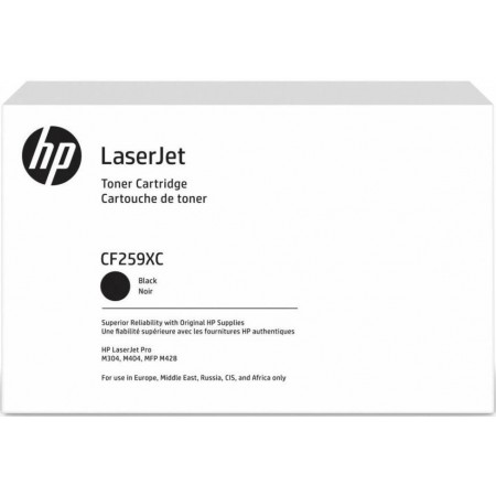 Картридж лазерный HP 59X CF259XC черный (10000стр.) для HP LJ M304/M404/MFP M428 (техн.упак)