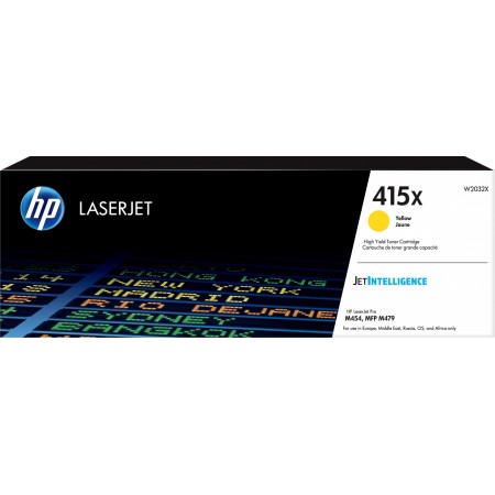 Картридж лазерный HP 415X W2032X желтый (6000стр.) для HP LJ M454/MFP M479