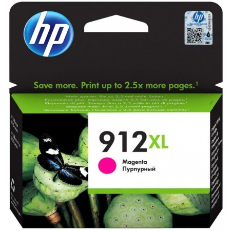 Картридж струйный HP 912XL 3YL82AE пурпурный (825стр.) для HP OfficeJet 801x/802x